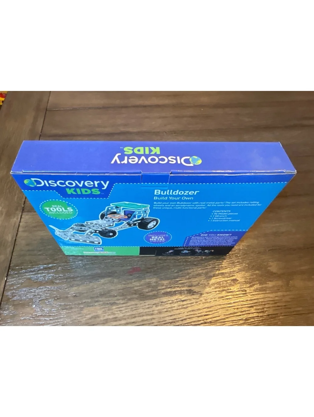 Discovery Kids Build Your Own Bulldozer Metal Model Kit